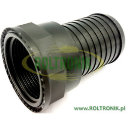 Króciec 1 1/4"F na wąż D. 40, Arag, 100540