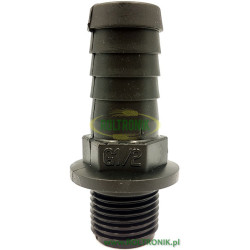 Króciec prosty na wąż 20mm z gwintem zewnętrznym 1/2", Arag, 1032220