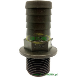 Króciec 3/4"M na wąż D. 25 , ARAG, 1032325