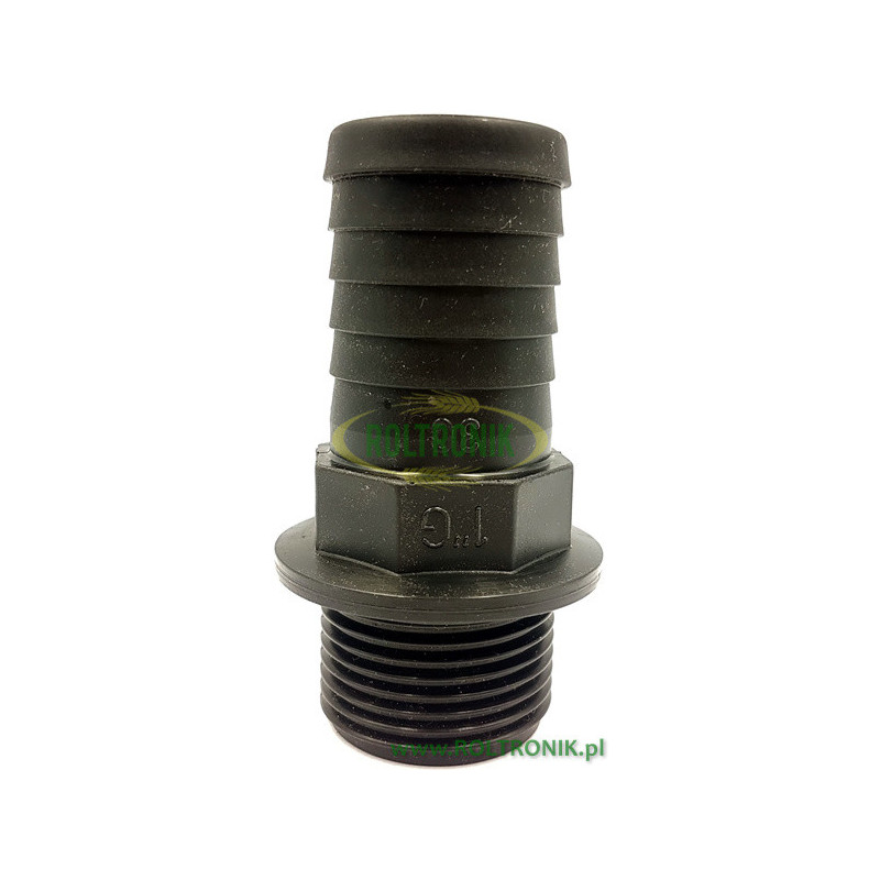 Króciec 1"M na wąż D. 30 , ARAG, 1032430