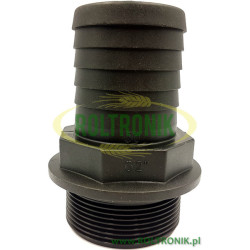 Króciec 2"M na wąż D. 50,  Arag, 1032750