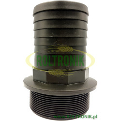 Króciec 3"M na wąż D.75, Arag, 1032975