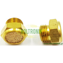 Flat noise silencer 1/8"M, 10929