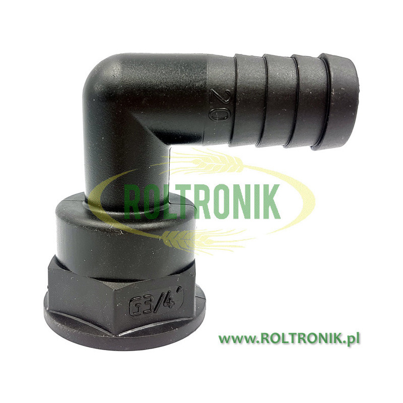 Elbow 90º 3/4F&quot; for hose D. 20, ARAG 1102320