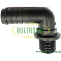 Kolanko 90º 1/2" na wąż D. 20, 1132220, ARAG