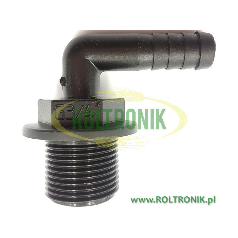 Winkelstück 90º 3/4&quot; für Schlauch D.13, 1132313 Arag