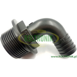 Kolanko 90º 1 1/4" na wąż D. 25, 1132525 Arag