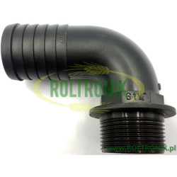 Kolanko 90º 1 1/4" na wąż D. 40, 1132540, ARAG