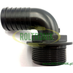 Kolanko 90º 1 1/2" na wąż D. 32, 1132632, ARAG