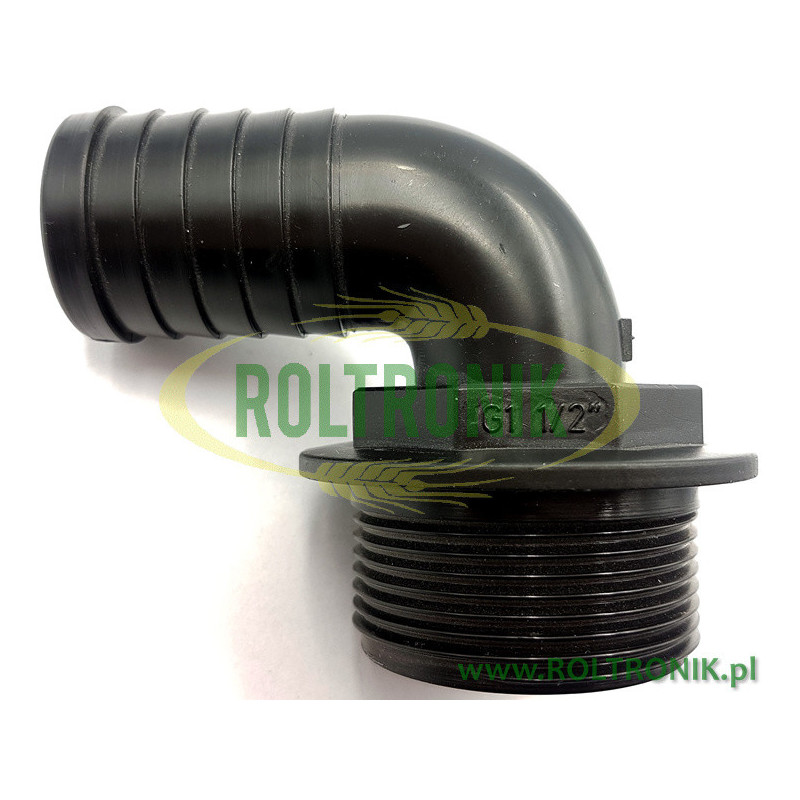 Winkel 90º 1 1/2&quot; für Schlauch D. 32, 1132632, ARAG
