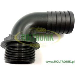 Kolanko 90º 1 1/2" na wąż D.40, 1132640, ARAG