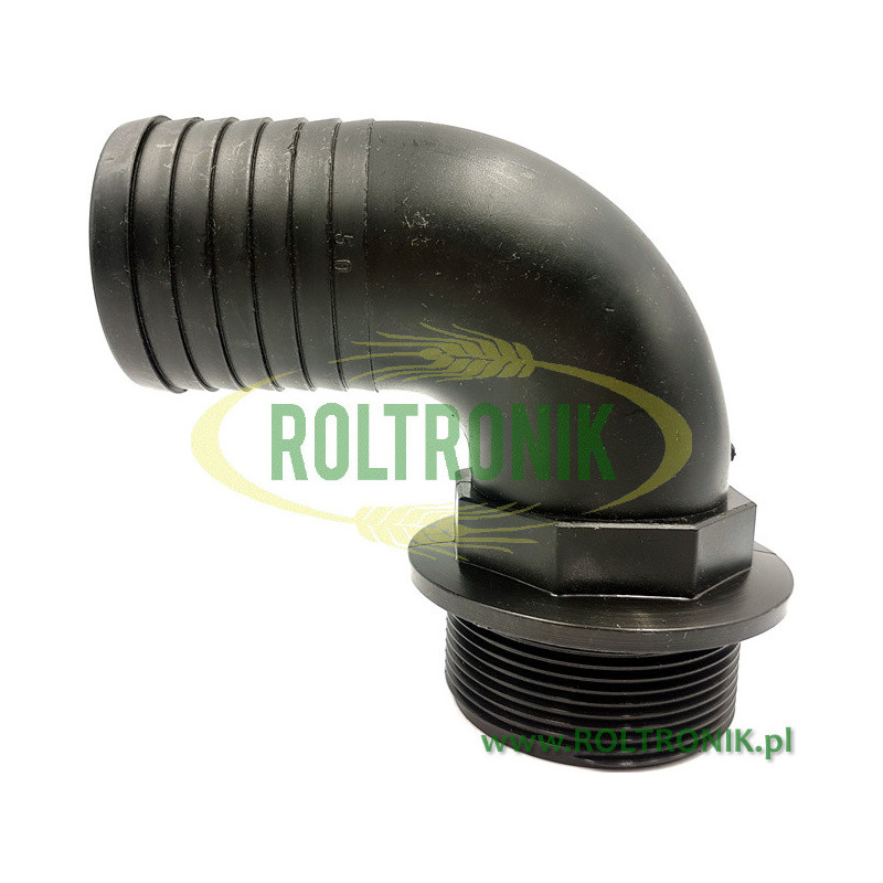 90º-Kniestück 2&quot; für Schlauch D. 50, 1132750, ARAG