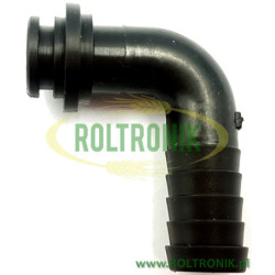 Kolanko 90º na wąż D. 16 mm (pod nakrętkę 3/4") 116315 ARAG