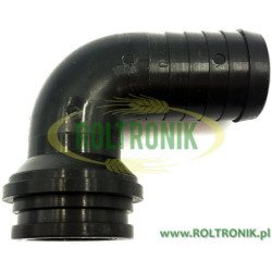 Kolanko 90º na wąż D. 30, (pod nakrętkę 1 1/2"), 116630 ARAG