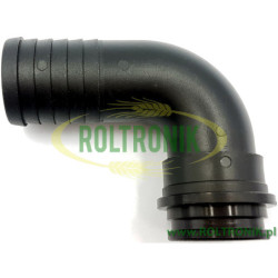 Kolanko 90º na wąż D. 35, (pod nakrętkę 1 1/2"), 116635 ARAG