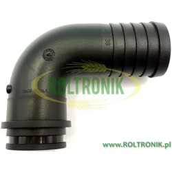 90º-Kniestück für Schlauch D. 38, (für Nuss 1 1/2"), 116638 ARAG