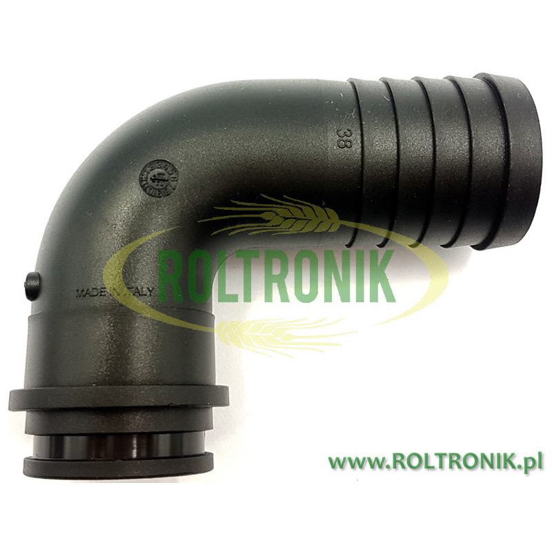 90º-Kniestück für Schlauch D. 38, (für Nuss 1 1/2"), 116638 ARAG