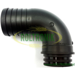 90º-Kniestück für Schlauch D. 50, (für 2" Nuss), 116750 ARAG