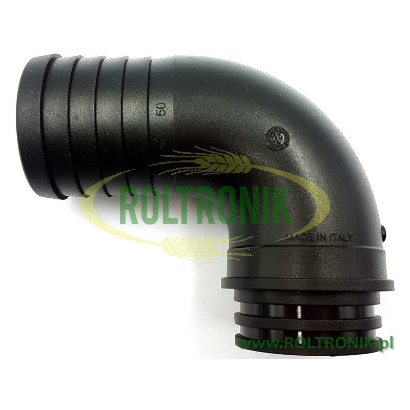 90º-Kniestück für Schlauch D. 50, (für 2" Nuss), 116750 ARAG