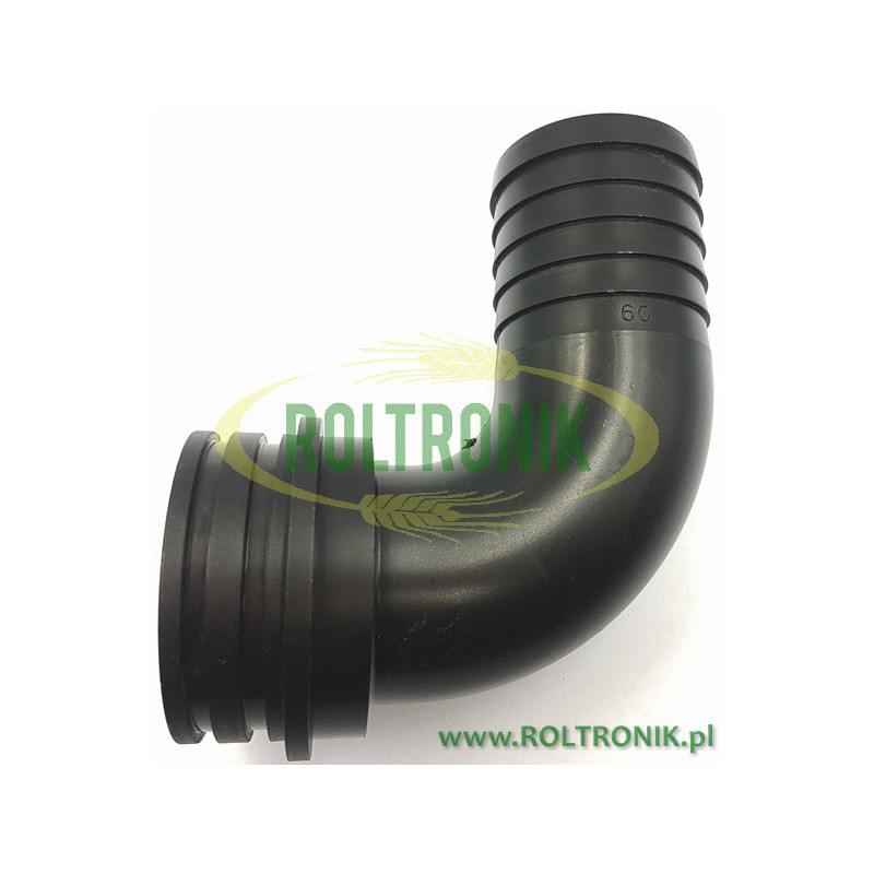 90º-Kniestück für D.60-Schlauch mit 3" Nuss 116960, ARAG