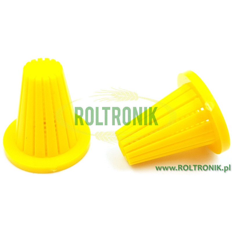 Yellow 80-mesh MMAT conical filter, 25677