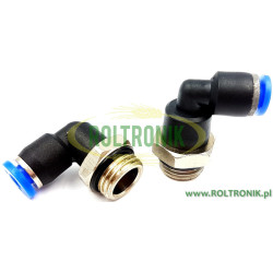 2Pneumatischer Winkel 4 mm - 1/4&quot;M