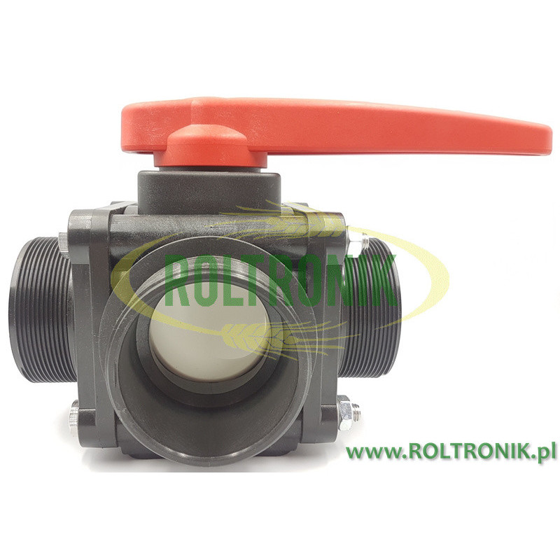 3-Wege-Kugelhahn 3&quot;M - seitlicher Anschluss 453, ARAG, 453017E99