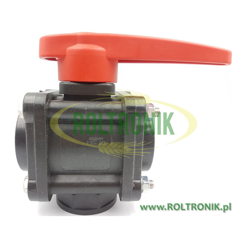 3-Wege-Kugelhahn 1 1/2"F - Anschluss unten 453, ARAG, 453025A66