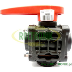 23-Wege-Kugelhahn 1 1/2"F - Anschluss unten 453, ARAG