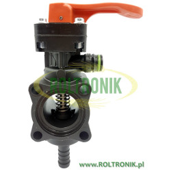 2Manueller Steuerventilabschnitt, druckkompensiert RECHTS