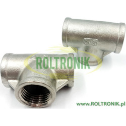 23x1/2"F Edelstahl-T-Stück