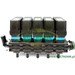 5-teiliger Magnetventilblock ohne Kompensation, 86300551, Arag