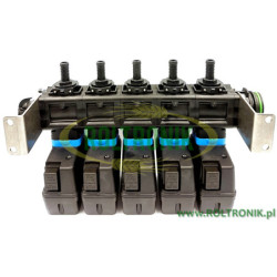 25-teiliger Magnetventilblock ohne Kompensation