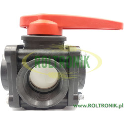 23-Wege-Kugelhahn 2"F - seitlicher Anschluss 453, ARAG