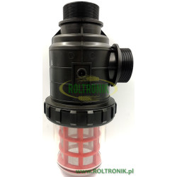 2Saugfilter 200-260 l/min 2" 32-Maschen transparent, ARAG