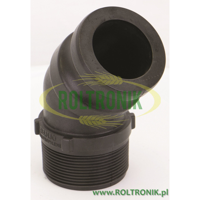 Banjo-Winkelstück 45° Camlock 2&quot;M D.50, 200F45