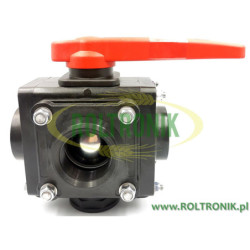 5-way ball valve 2"F 453, ARAG