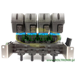 2Magnetventilblock 4 - Sektionen