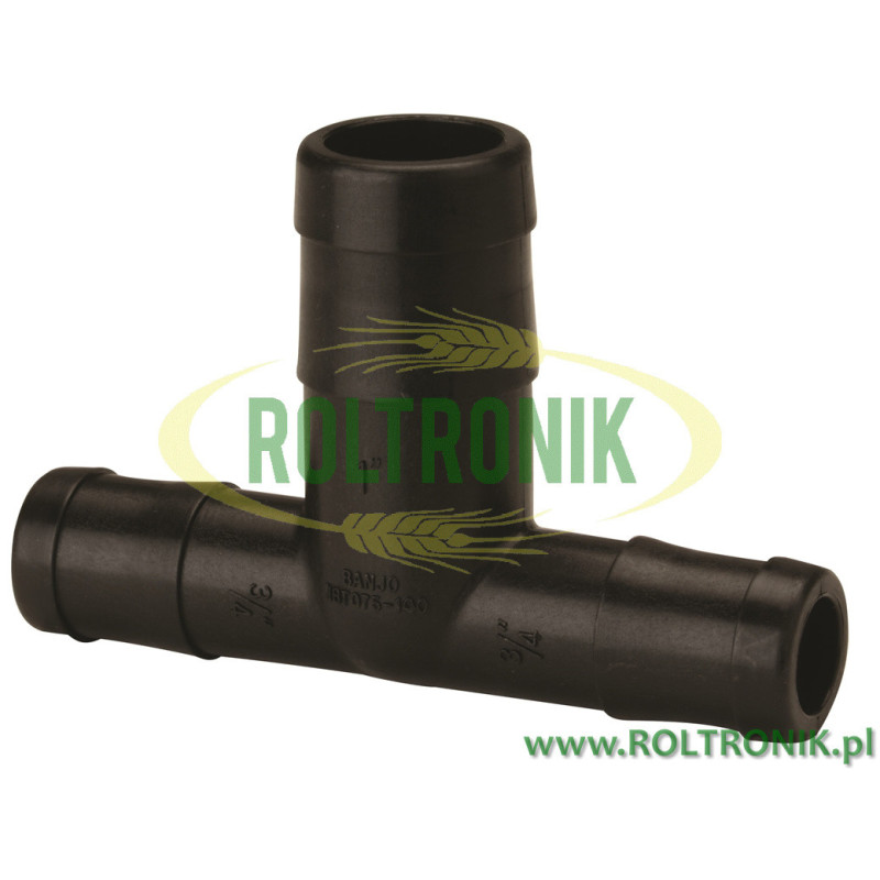 Banjo hose tee 2xD.19 1xD.25, HBT075-100