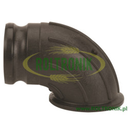 Verstärkter Banjo-Winkel, 3&quot; Camlock-Kragen, 3&quot;M, M300ASWP90