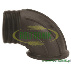 Verstärkter Banjo-Winkel, 3&quot;-Flansch, 3&quot;-M-Gewinde, M300MPTSWP90