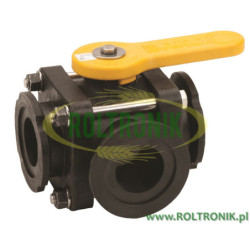 Zawór kulowy Banjo kołnierz 2" 3DR