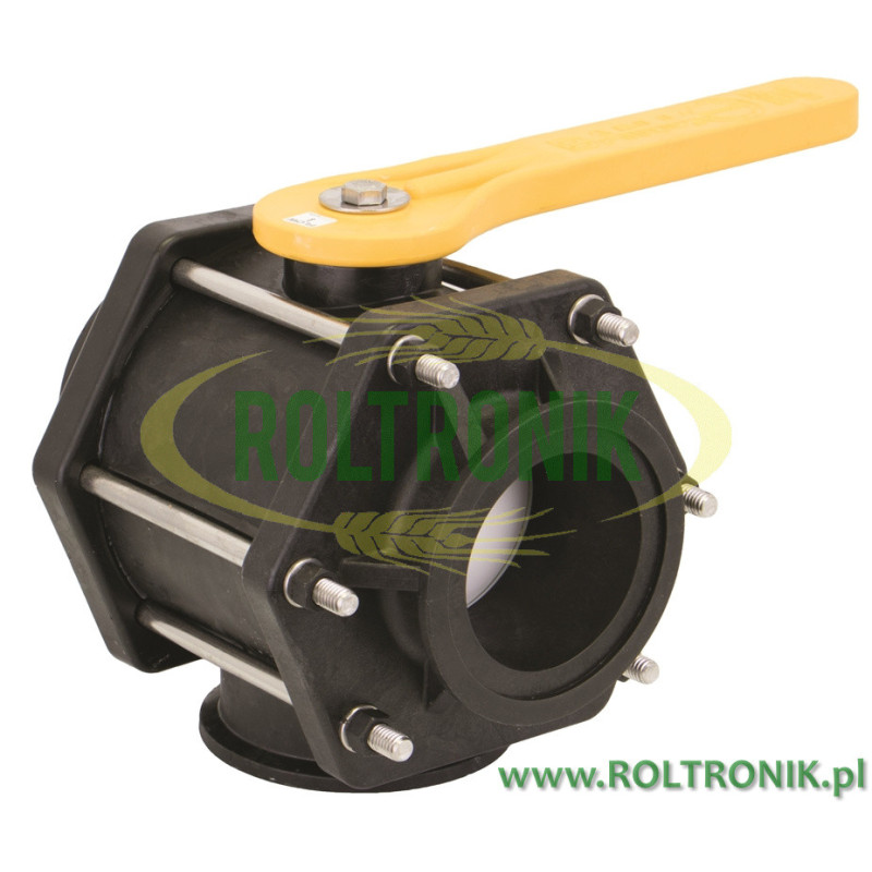 Banjo-Kugelhahn 3" Flansch 3-Wege mit Bodenanschluss, MV300BL