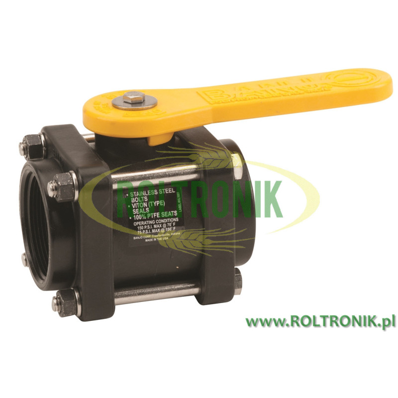 Banjo-Kugelhahn, Gewinde 2&quot;F, V200