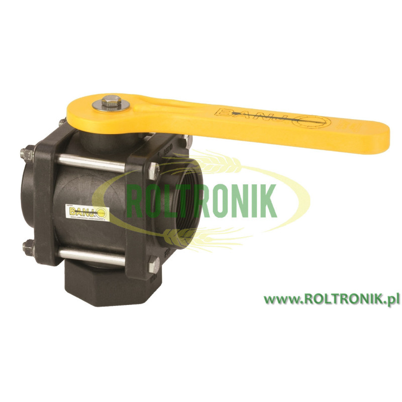 Banjo-Kugelhahn 2&quot;F-Gewinde, 3-Wege, V200BL