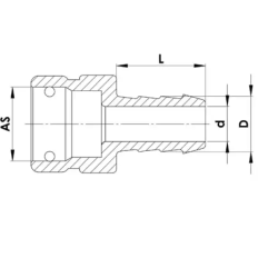2Winkelstück AS24F D.16 ZF879 Amazone