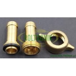 2Złączka węża D.13 mm mosiężna