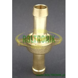 Schlauchverbinder D.13 mm Messing, 006230, Arag