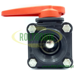 2Zawór kulowy 2" 2 DR kula ze stali nierdzewnej