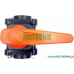 22&quot; 2 DR Kugelhahn Edelstahlkugel